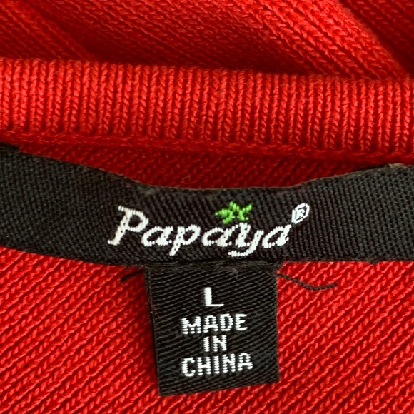 PAPAYA ONE SHOULDER CUT OUT DRESS. JUNIOR’S SIZE LARGE - Picture 6 of 8